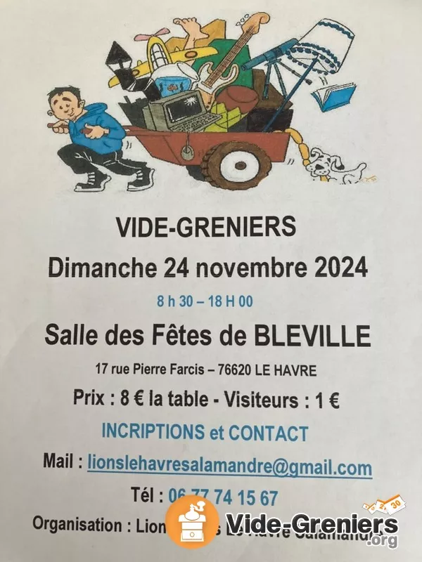 Vide-Grenier Organisé par le Lions Club Salamandre