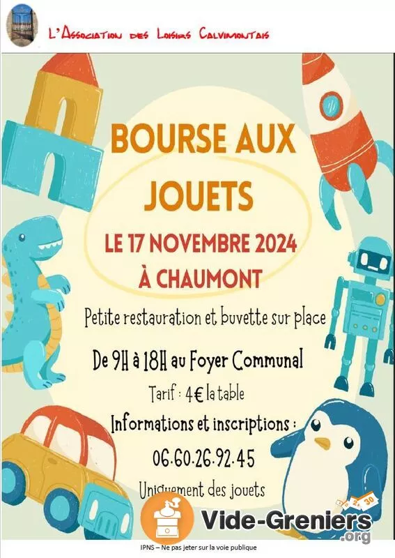 Bourse Aux Jouets à Chaumont 89340