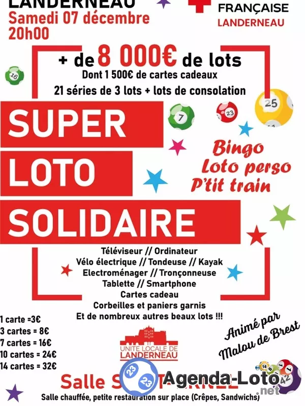 Super Loto Solidaire Croix Rouge de Landerneau