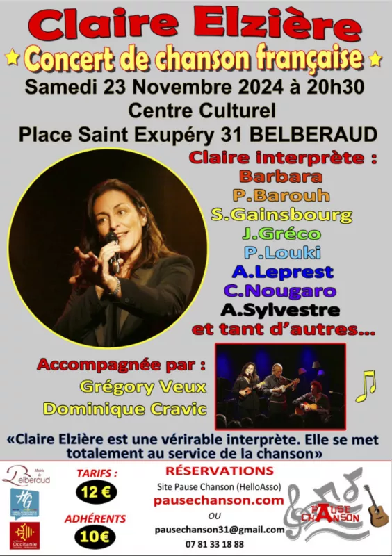 Claire Elzière en Concert