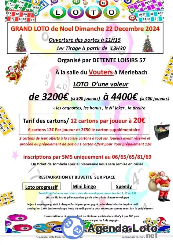 Super Lotoquines de Noel avec Sa Vitrine de Noël