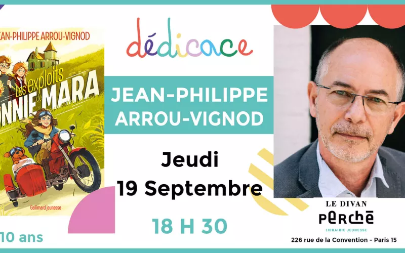 Rendez-Vous Jeunesse avec Jean-Philippe Arrou-Vignod au Divan Perché