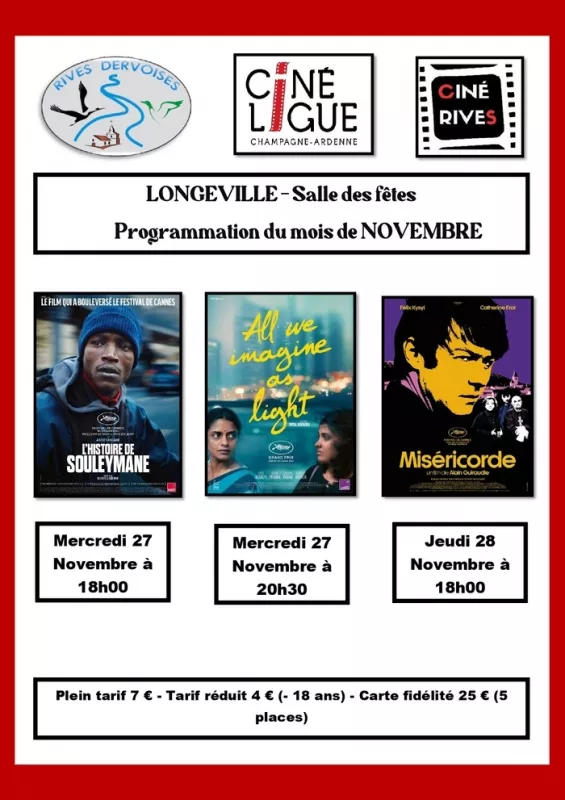 Soirées Cinéma à Longeville sur la Laines