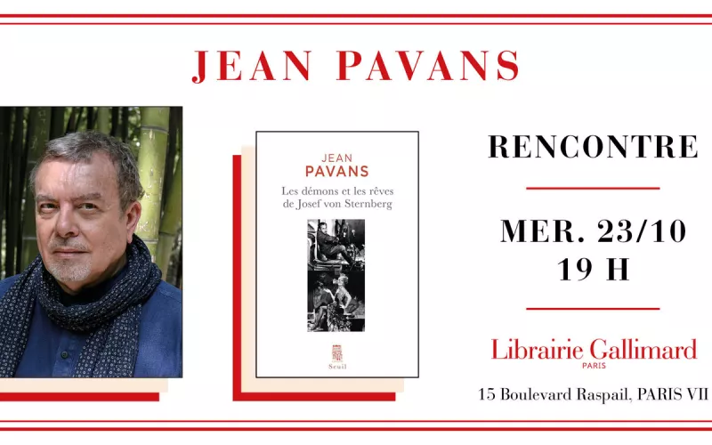 Soirée Critique Littéraire avec Jean Pavans à la Librairie Gallimard