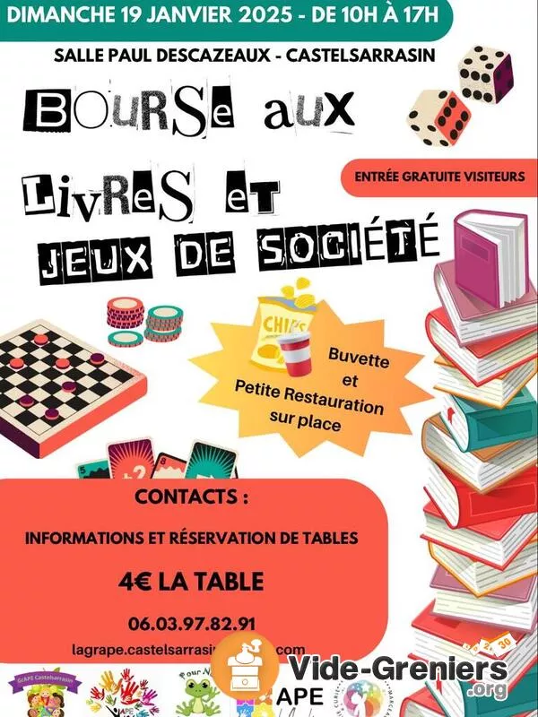 Bourse Aux Livres et Jeux de Société