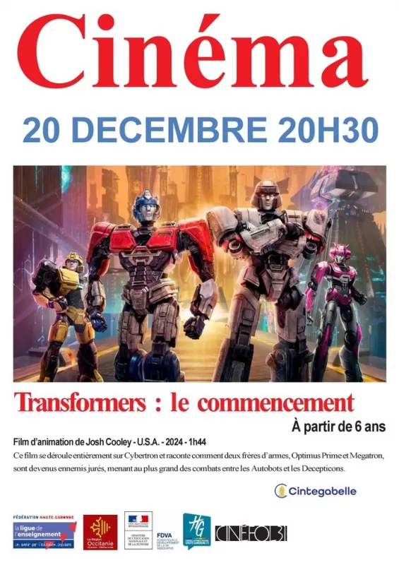 Transformers : le Commancement