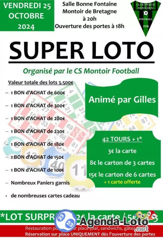 Super Loto du Cs Montoir Football