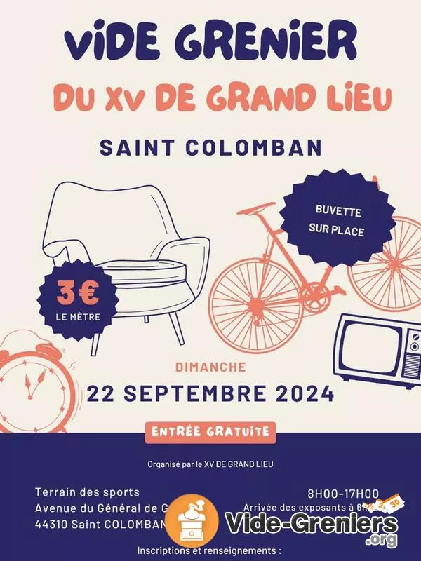 Vide Grenier du XV de Grand Lieu