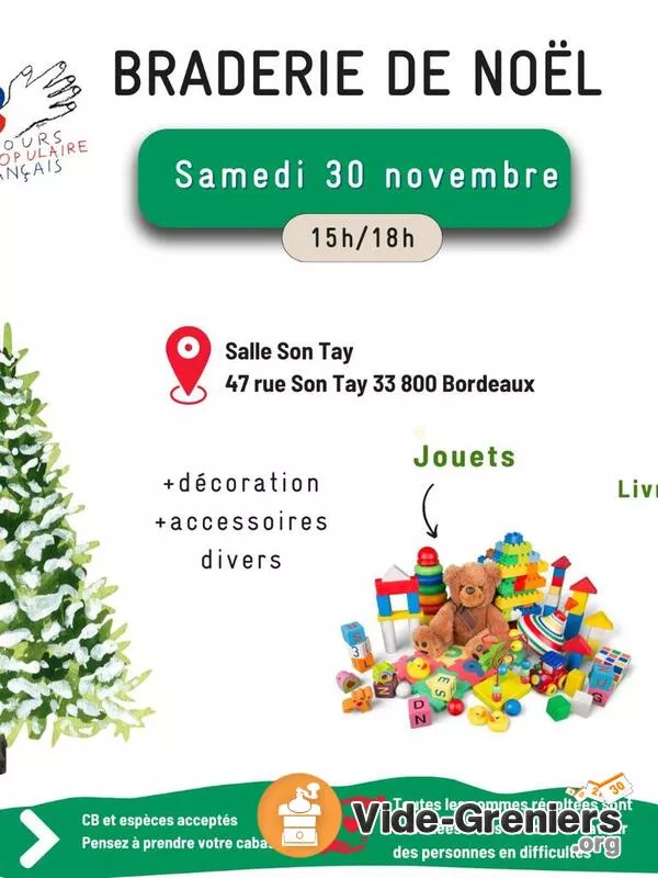 Braderie de Noel du Secours Populaire