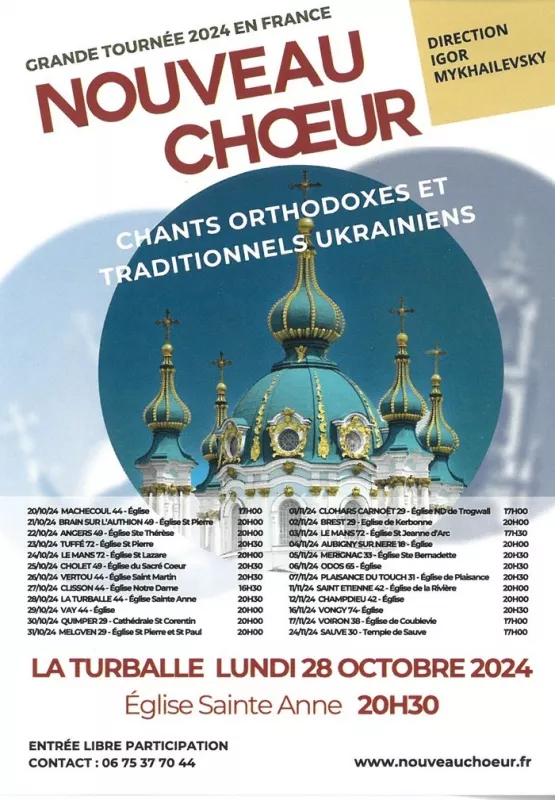 Nouveau Choeur Chants Orthodoxes et Traditionnels Ukrainiens