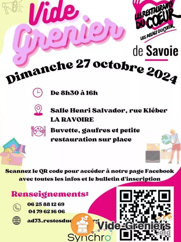 Vide-Greniers Solidaire pour les Restos du Coeur de Savoie