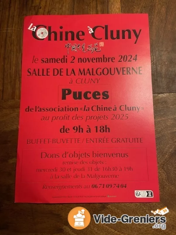 Puces de l'Association 'la Chine à Cluny'