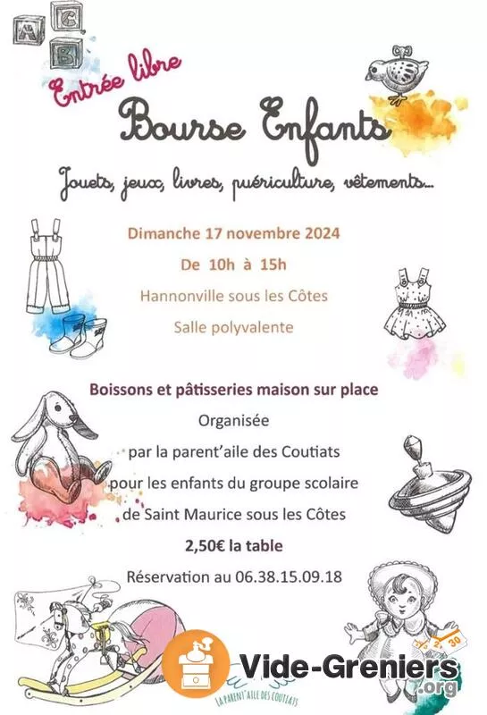 Bourse Enfants-Vêtements, Jouets et Puériculture