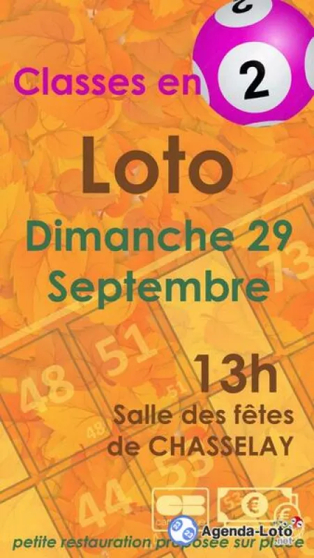 Loto des Classes en 2 de Chasselay 69