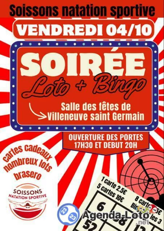 Grand Loto Annuel du Club de Natation de Soissons