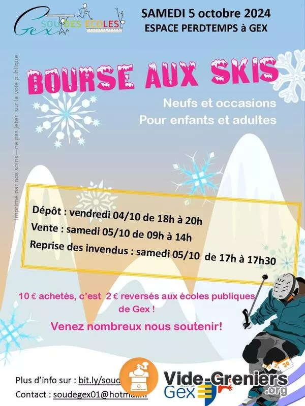 Bourse Aux Skis du Sou des Écoles de Gex