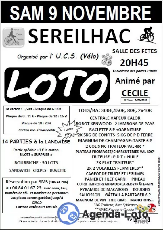 Loto Ucs Sereilhac Anime par Cecile