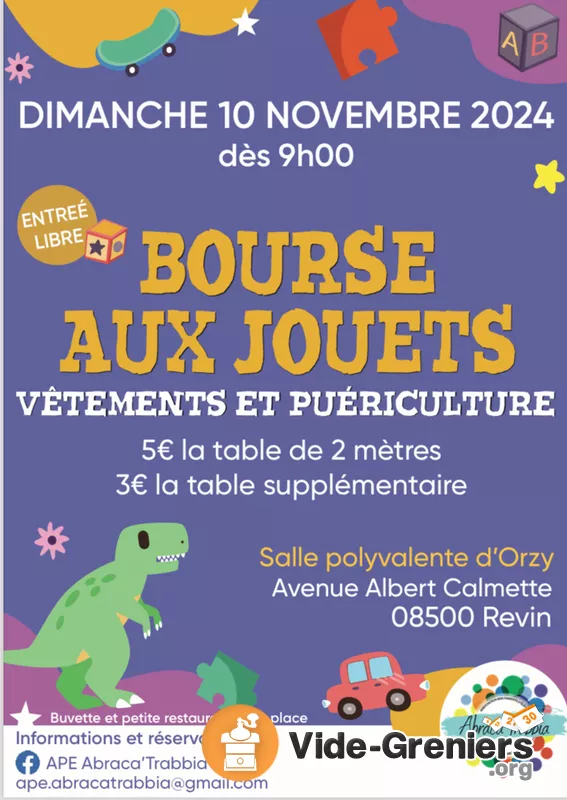 Bourse Aux Jouets, Vêtements et Articles de Puériculture