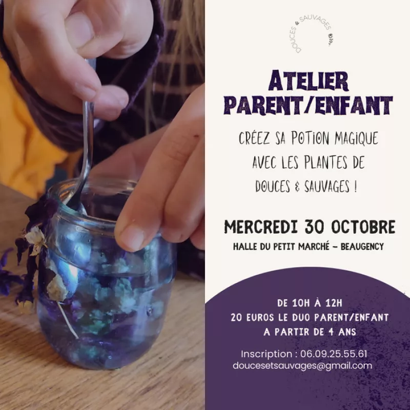 Atelier Parent/Enfant : Potion Magique avec des Plantes Locales