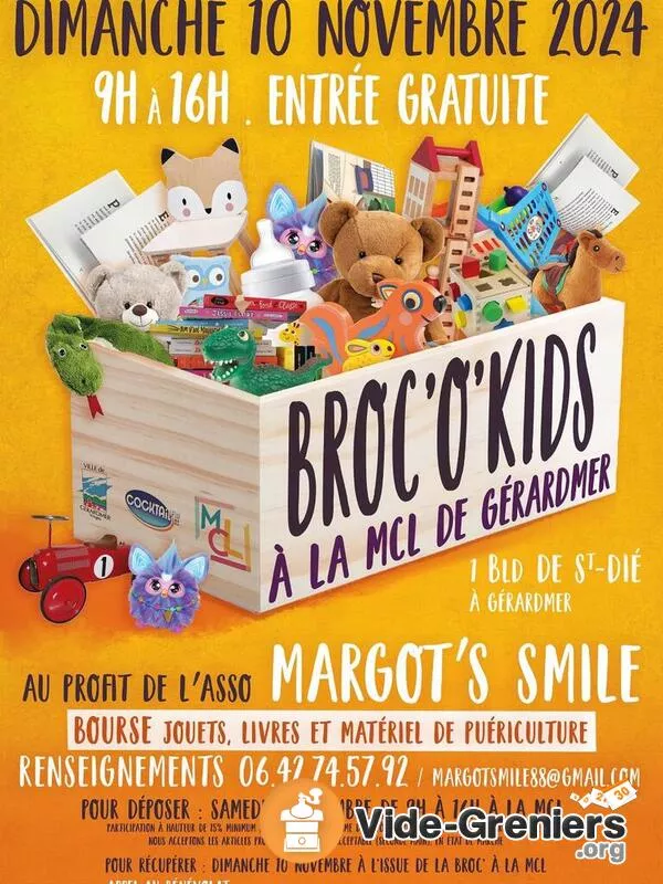 Broc'O Kids. Bourse Jouets, Livre, Matériel de Puériculture