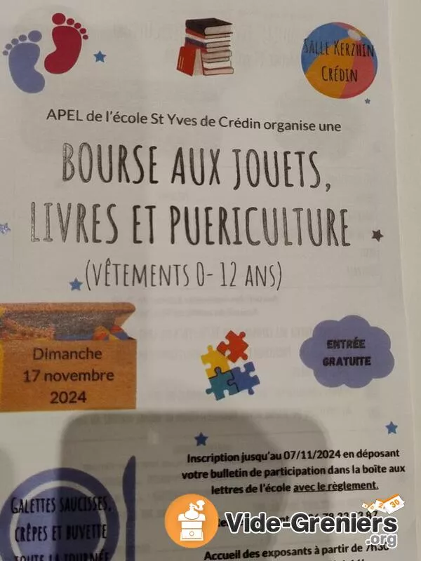 Bourse Aux Jouets, Livres, et Puériculture