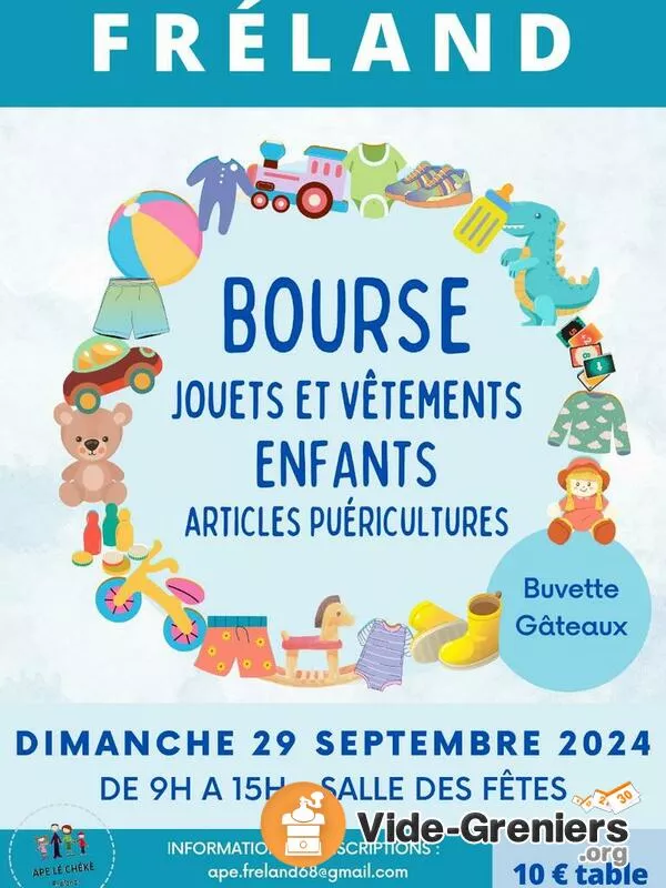 Bourses Aux Vêtements, Jouets et Articles de Puéricultures