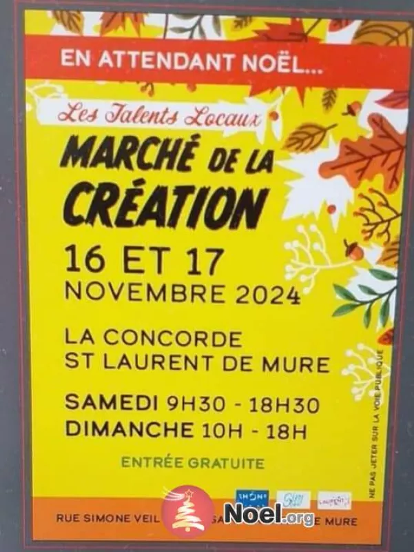 Marche de la Creation pour Noël