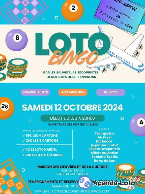 Loto Bingo des Sauveteurs Secouristes de Roeschwoog