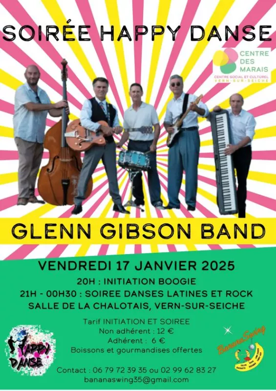 Soirée Dansante Glenn Gibson Band