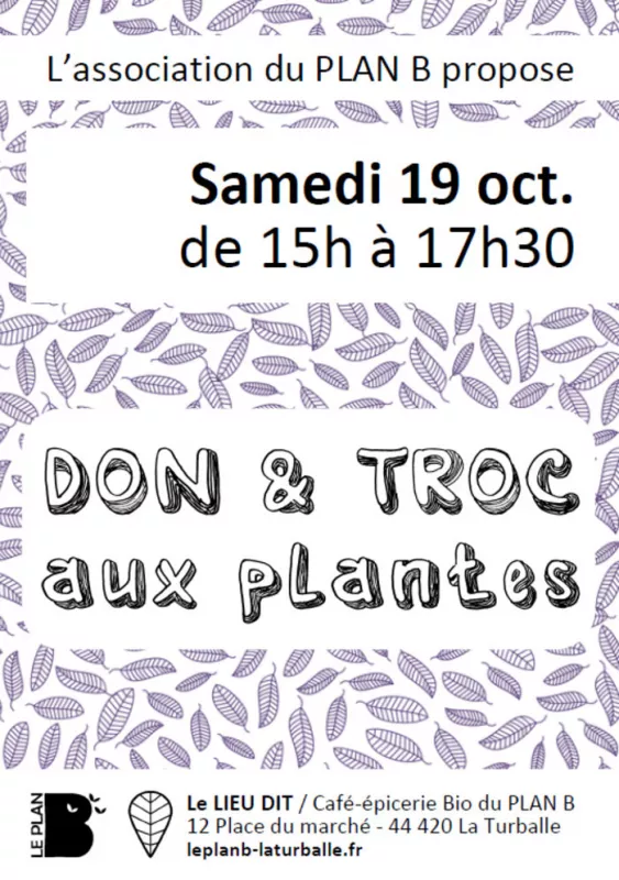 Après-Midi : Don et Troc Aux Plantes