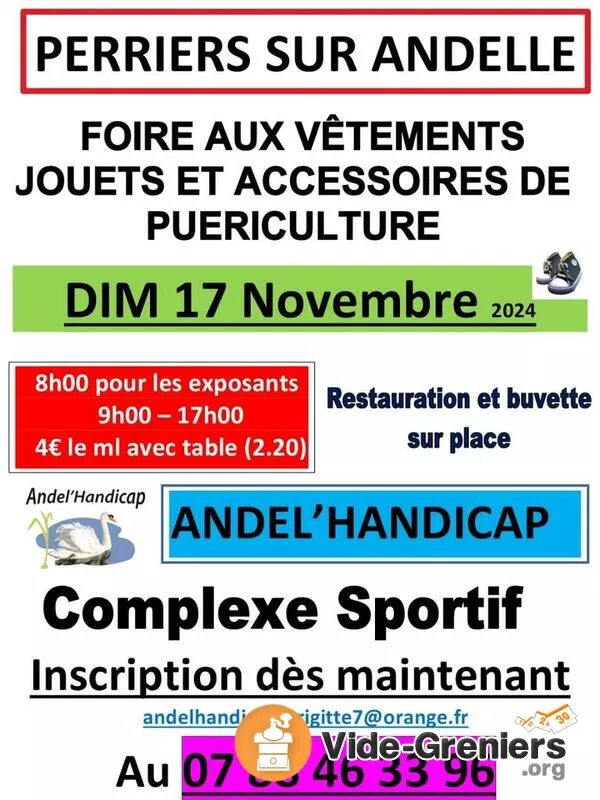 Foire Aux Vêtements, Jouets et Accesoires de Puériculture...