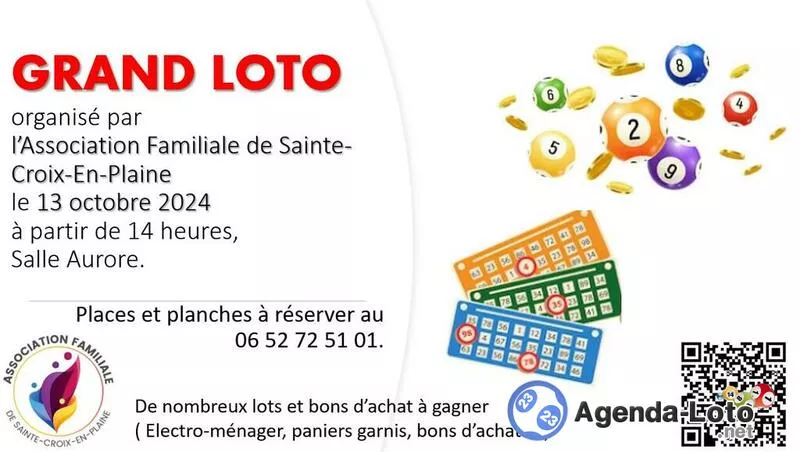 Super Loto-Association Familiale de Sainte-Croix-en-Plaine