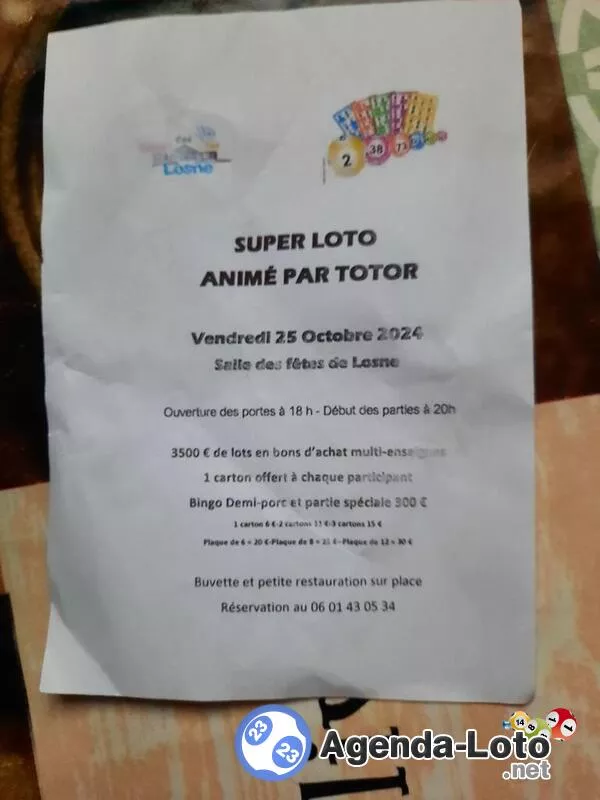 Super Loto du Comité des Fêtes