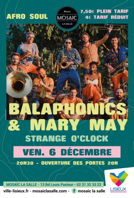 Concert : Balaphonics & Mary May + Strange O'Clock