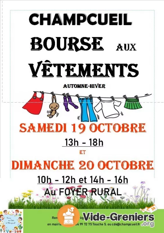 Bourse Aux Vêtements Automne Hiver