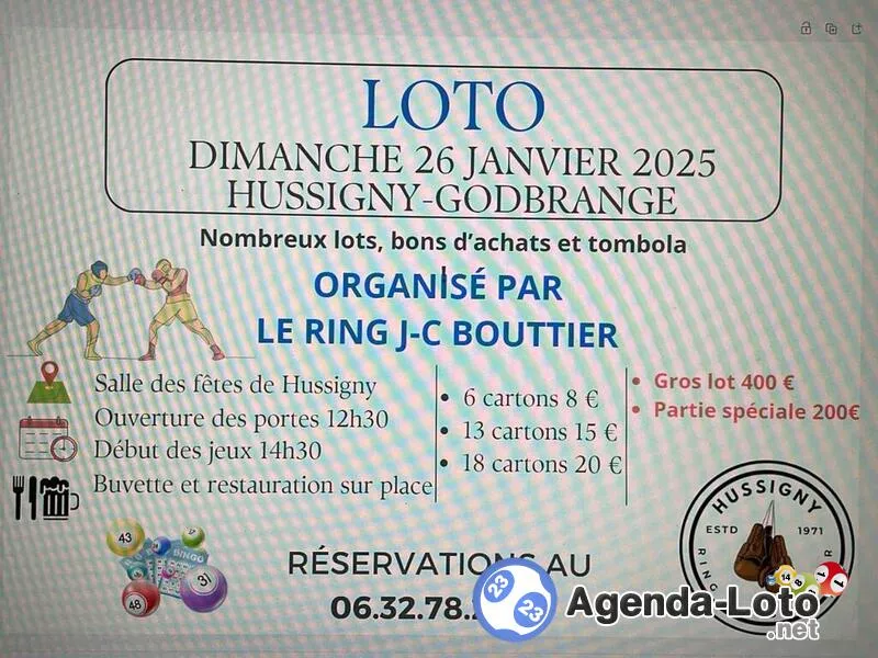 Loto Associatif Ring Boxe Jc Bouttier