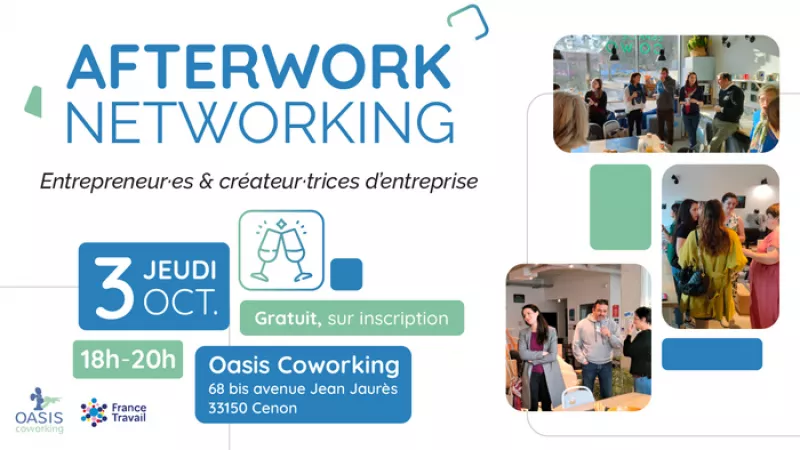 Afterwork Networking-Entrepreneurs, Chefs d'Entreprise, Décideurs