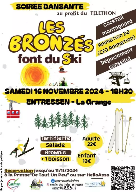 Soirée les Bronzes Font du Ski