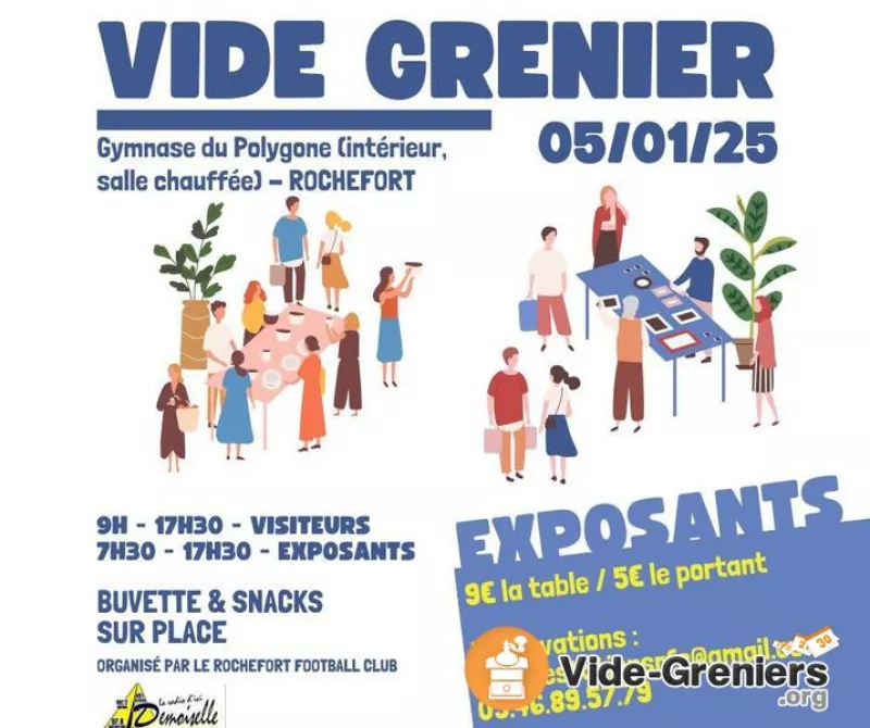 Vide-Greniers-Brocante du Rochefort Football Club