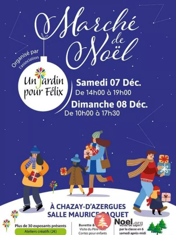 Marché de Noël un Jardin pour Félix