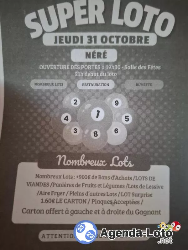 Super Loto Veille de la Toussaint