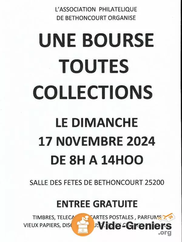 Bourse Toute Collections de l'Apbethoncourt