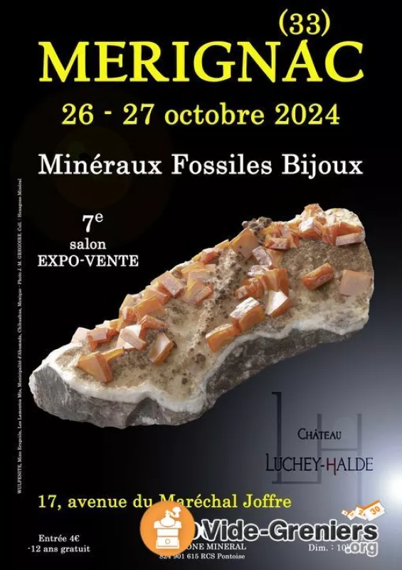 7E Salon Mineraux Fossiles Bijoux de Merignac (Gironde)