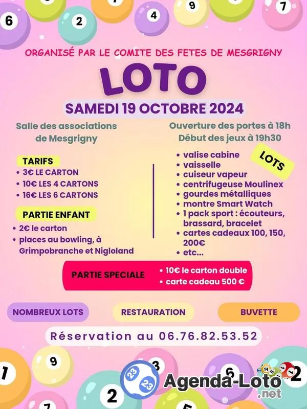 Loto du Comité des Fêtes