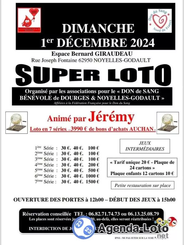 Mega Loto de Noel avec 3 Bons Exceptionnel