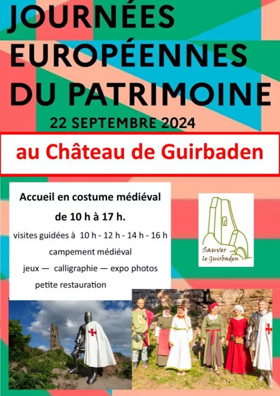 Journée Européenne Patrimoine au Château Guirbaden