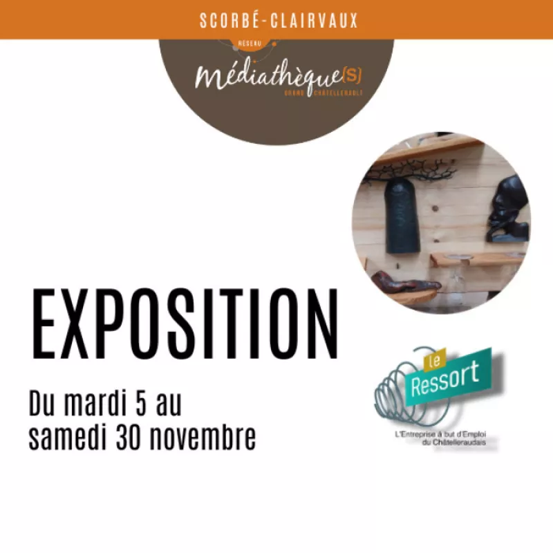 Exposition de Créations de la Recyclerie le Ressort Ebe