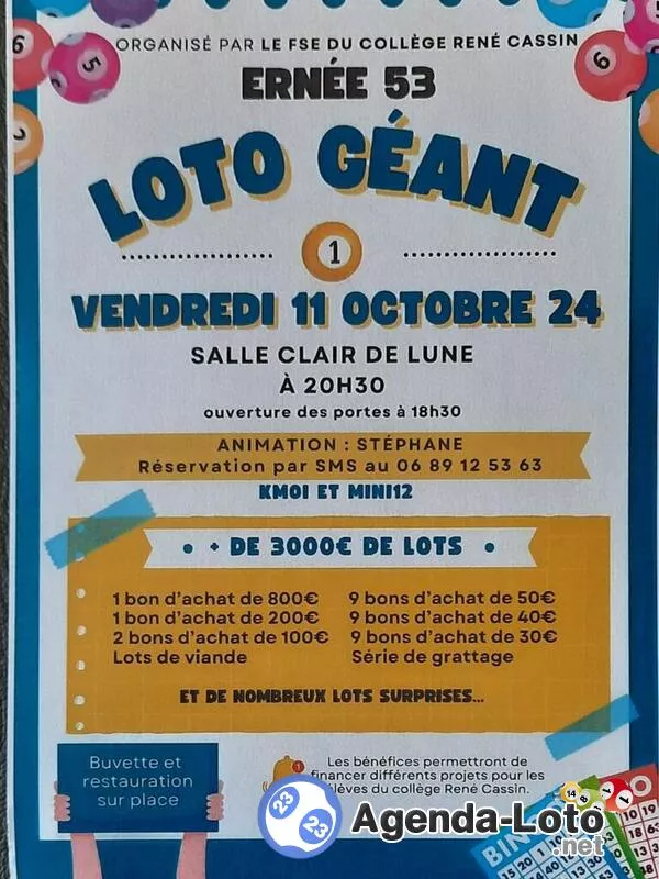 Loto Géant Animation Stéphane