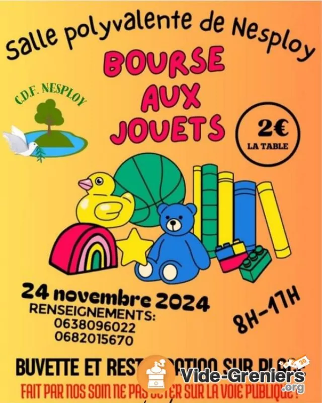 Bourse Aux Jouets et Puériculture à Nesploy