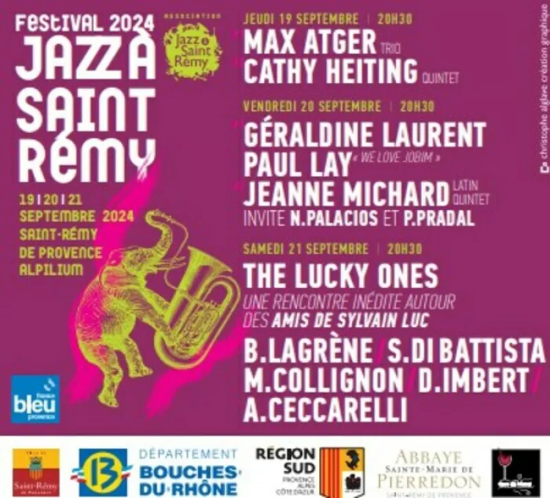 Festival Jazz a Saint Rémy : Max Atger Trio/Cathy Heiting Quintet